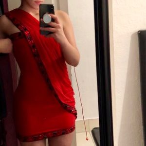 red dress - made in India (saya boutique)